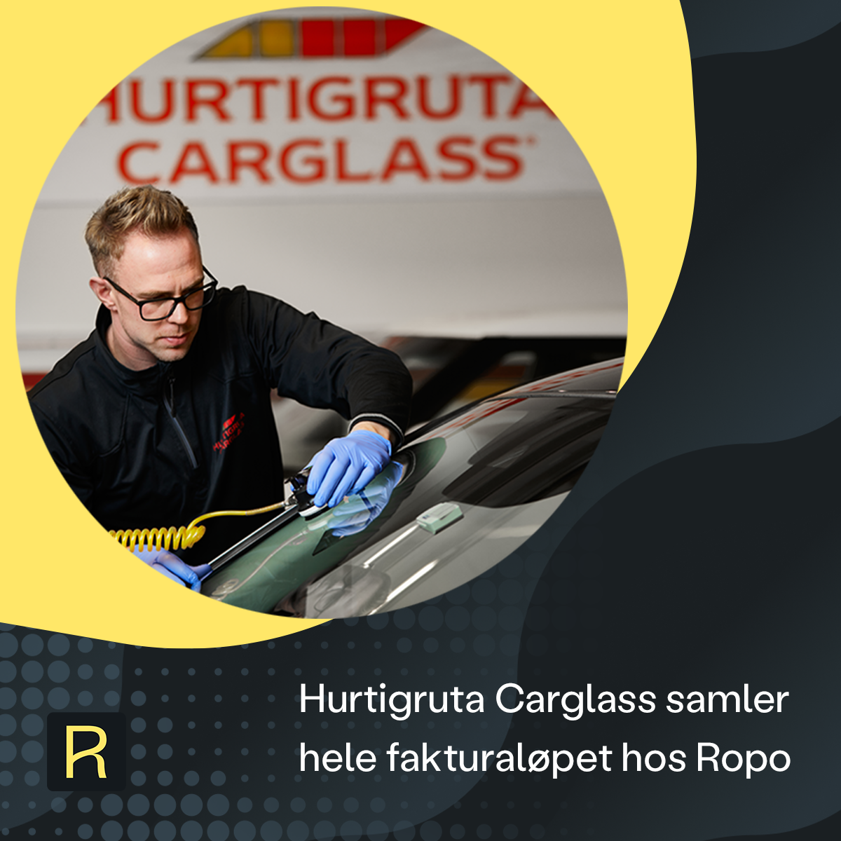 Hurtigruta Carglass samler hele fakturaløpet hos Ropo